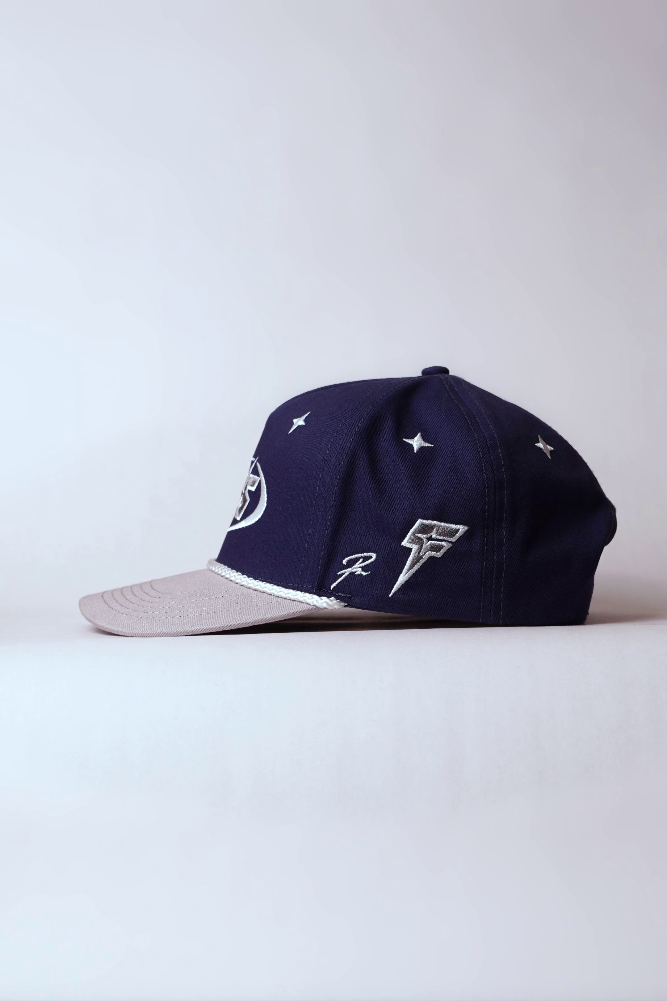 FLÄS TWOTONE CAP blue/grey